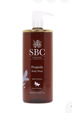 SBC Skincare Propolis Body Wash 1000ml, Soothing Propolis Shower Gel For