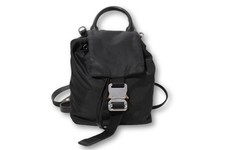 ALYX Tank Nylon Backpack Black Leather Mens