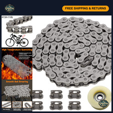 Heavy Duty 415 Chain 110L Links for 49cc 60cc 66cc 80cc Dirt Bike Motorized Bi