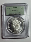 1879-S Morgan Silver Dollar PCGS MS63 PL OGH Nice Mirrors