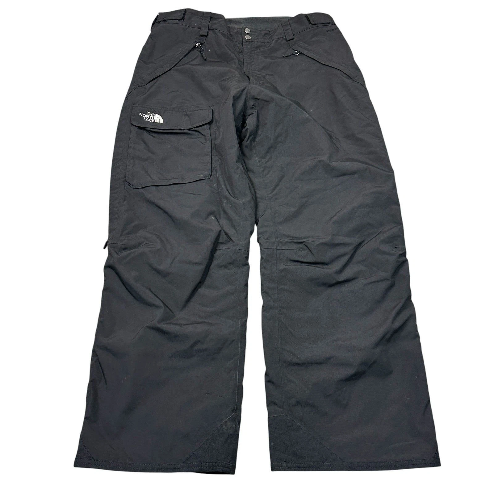 The North Face Ski Salopettes Trousers Waterproof Snowboarding Black Mens XL