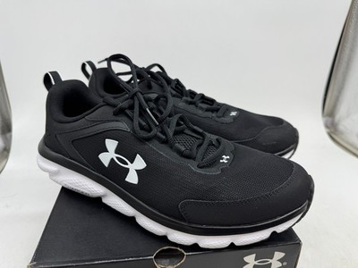 Under Armour Charged Assert 9 Running Sneakers Womens Black Lace-Up Comfort - 11