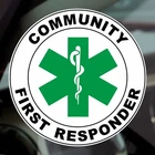 1 x Sign Community First Responder Stickers Medical Health and Safety Car Alert