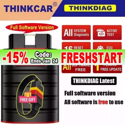 2025 THINKDIAG OBD2 Scanner Car Diagnostic Tool Full Software Free Bidirectional