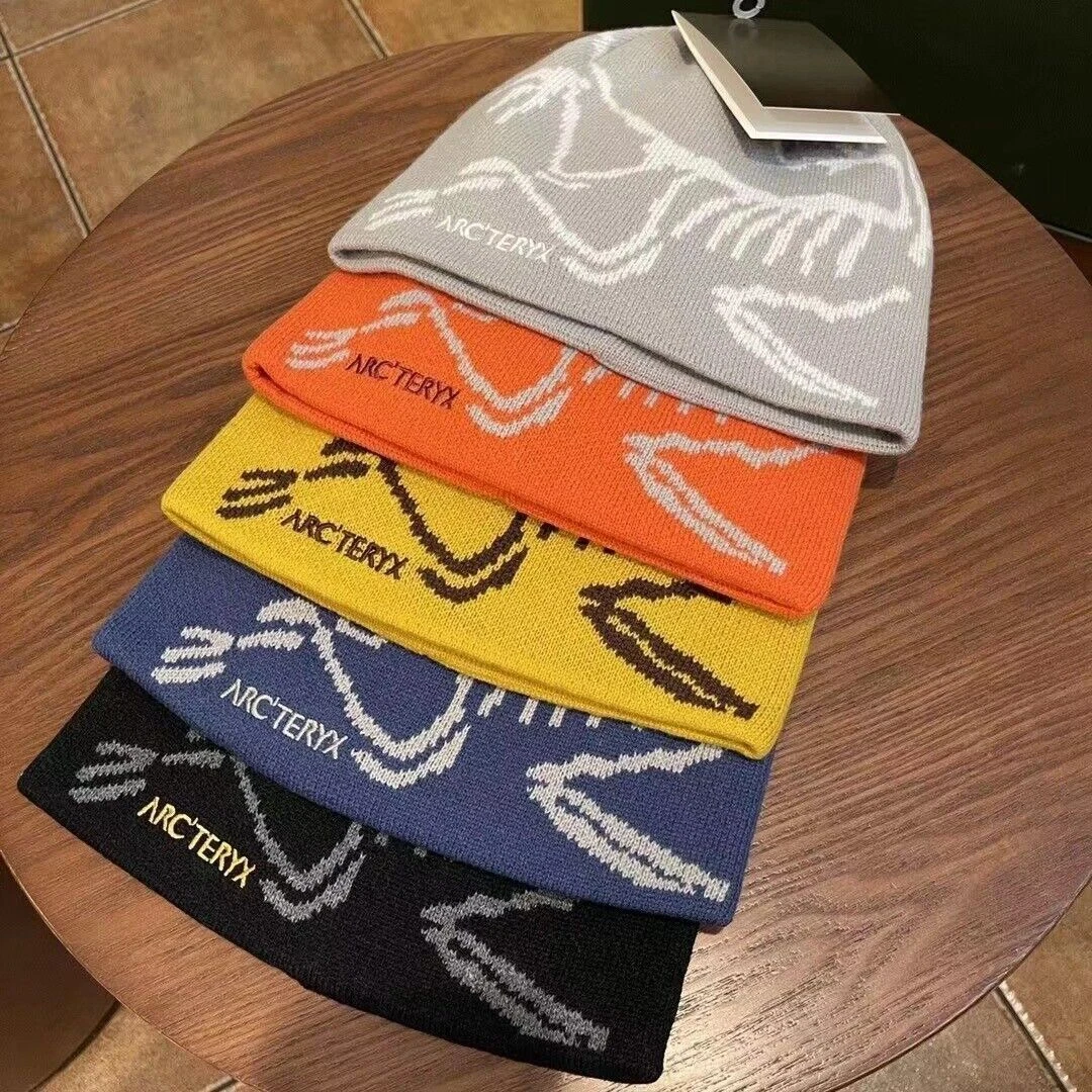 New Arcteryx Bird Head Black Toque Beanie Orca Black Merino
