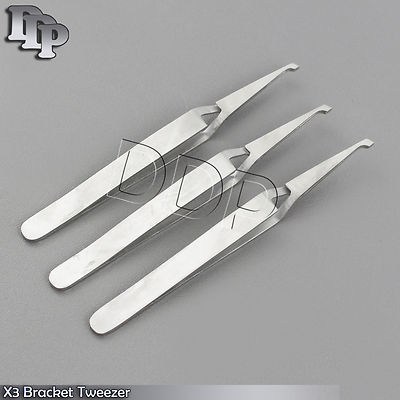 X3 Bracket Removing Placing Tweezer Reverse Action Ortho Self Closing Forcep New
