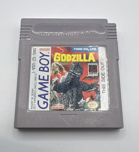 Nintendo Game Boy Godzilla 1990 Original Cartridge Authentic