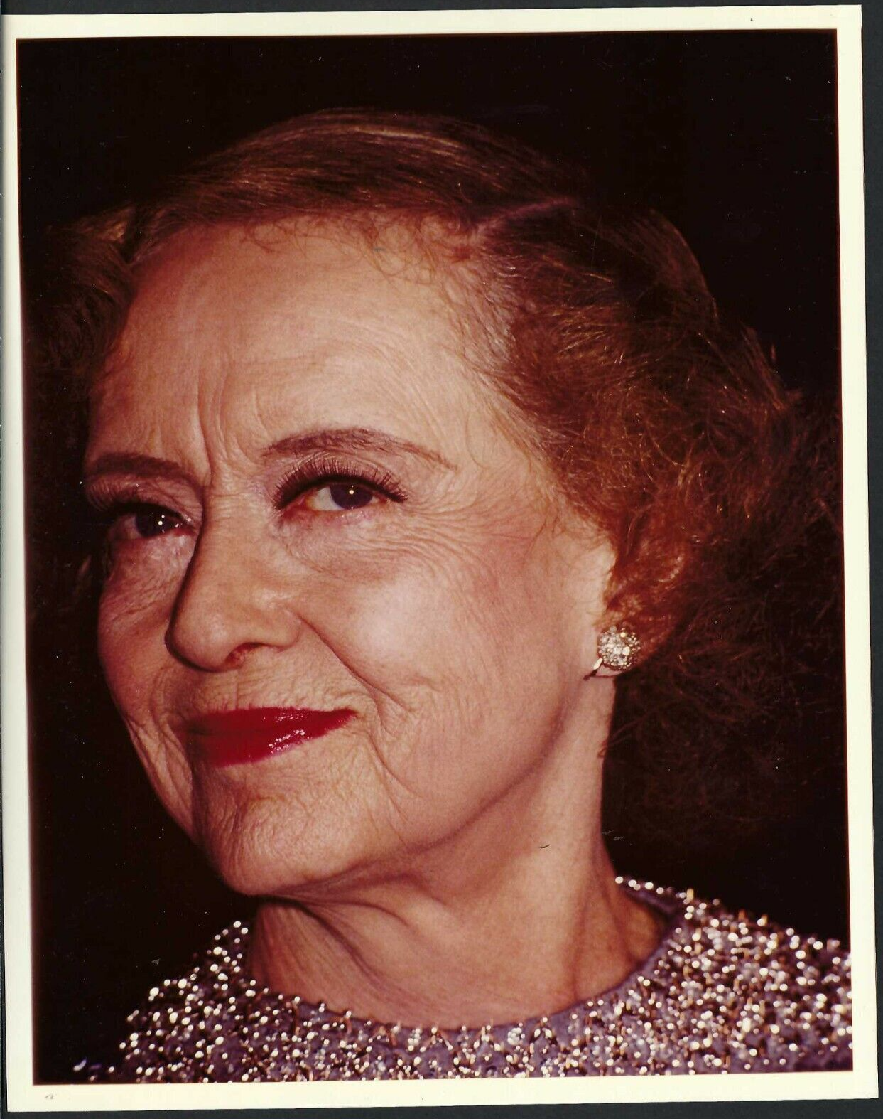 HOLLYWOOD BETTE Davis ACTRESS 📷🌟 STUNNING COLOR PORTRAIT PHOTO