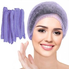 Gorro bouffant desechable, 100 unidades redecilla para el cabello de 21 pulgadas