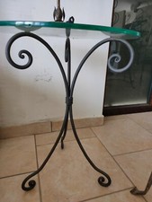 Tavolino tondo in ferro