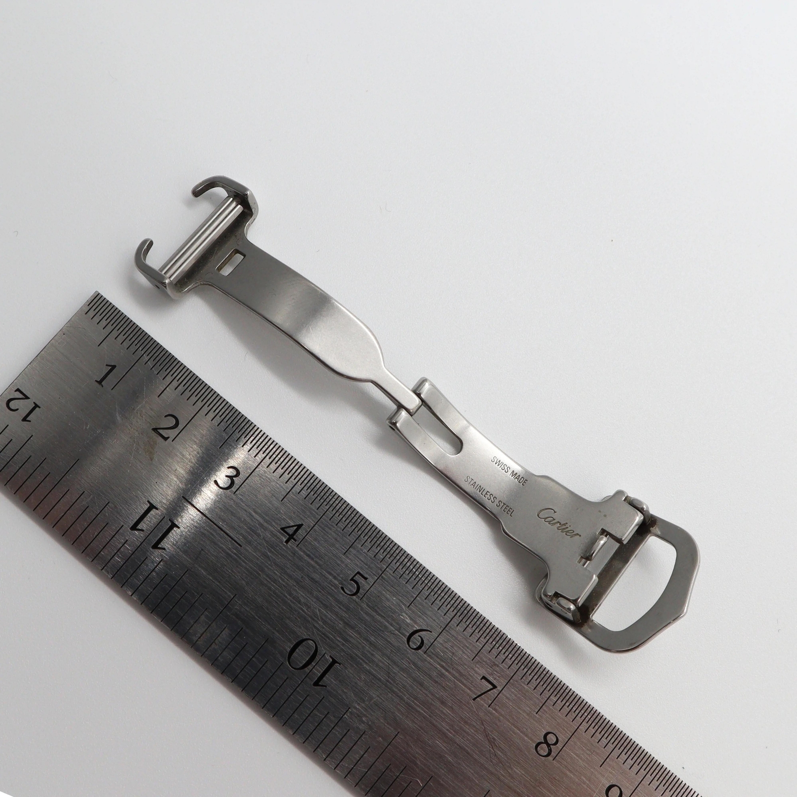 Cartier Roadster 14mm Stainless Steel Watch Deployment Buckle