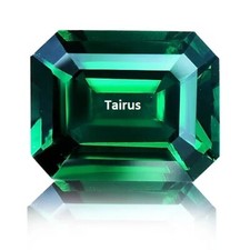 Lab Created Hydrothermal Emerald Octagon Loose Stones