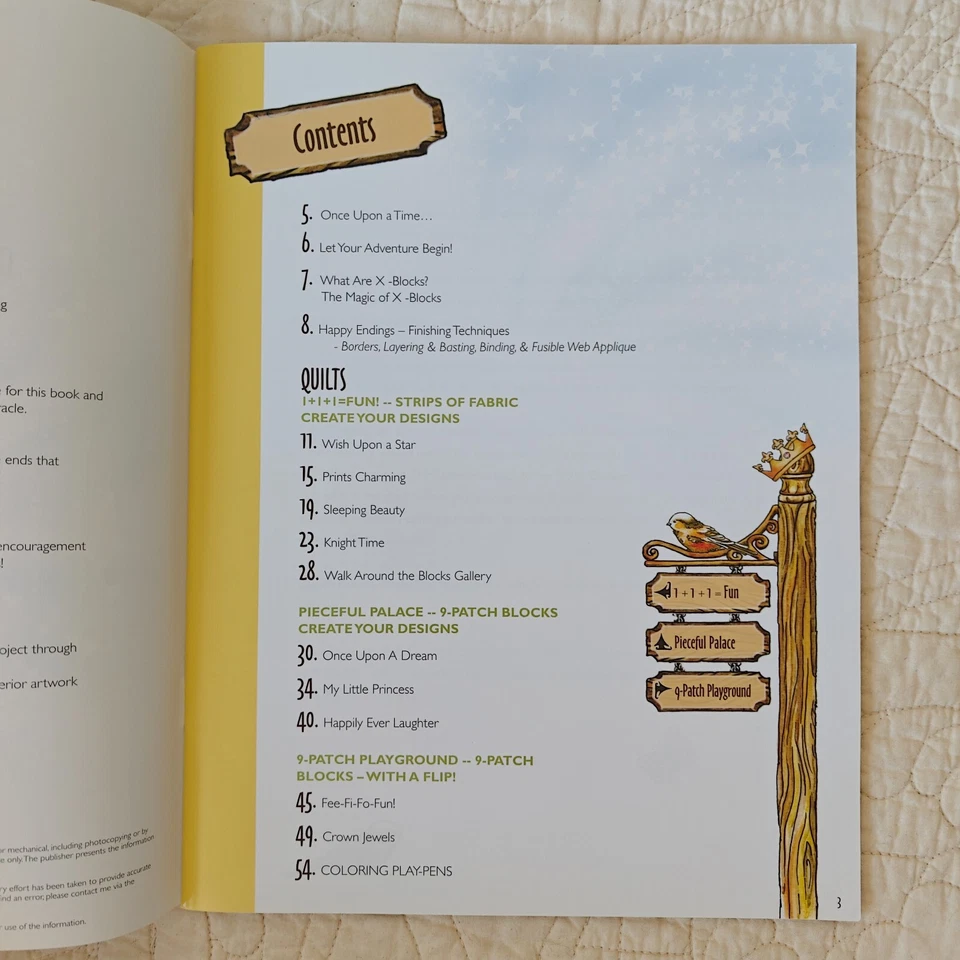 Once upon a time in X-Blocks Land - 9 Magical Quilt Designs by Patricia Pepe - Image 4 of 4