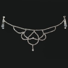 Edles Hochzeits Haarband mit Strass Stirnband Tiara Braut Diadem