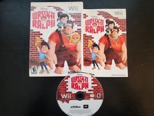 Wreck-It Ralph (Nintendo Wii, 2012) COMPLETE disk/case/manual
