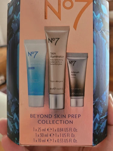 New No.7 Beyond Skin Prep Collection Hydrate Prime Illuminate Set