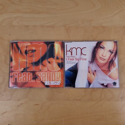 KMC CD SINGLE BUNDLE GET BETTER (GERMAN IMPORT) & I FEEL SO FINE FREE P&P