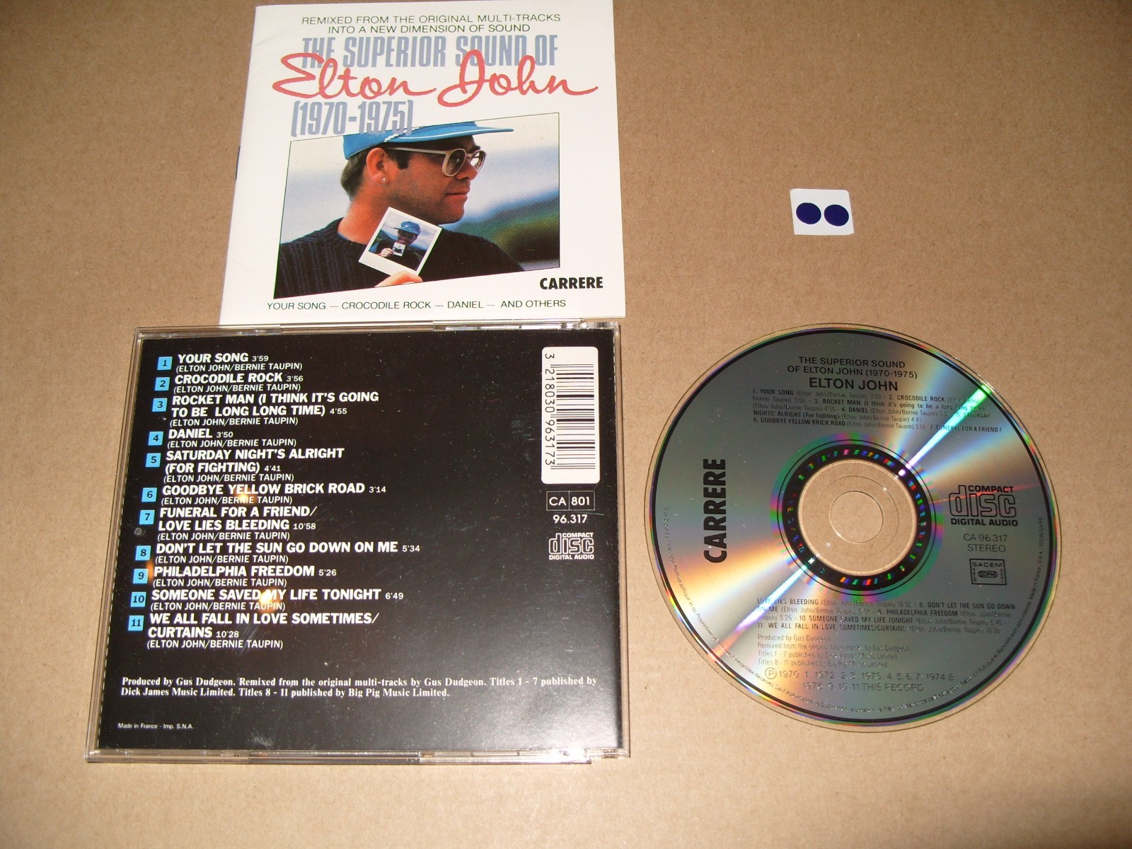 Elton John - The Superior Sound Of 1970-1975 cd 11 Tracks Ex / Near Mint (D1)