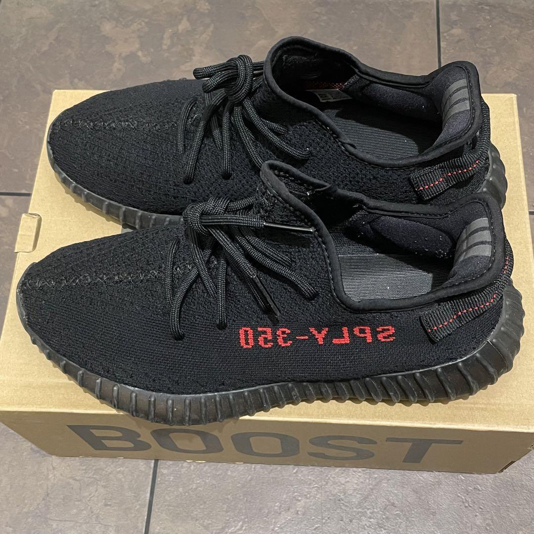 Adidas Yeezy Boost 350 V2 Black Red 9.5 US Size 27.5 cm - Gently  