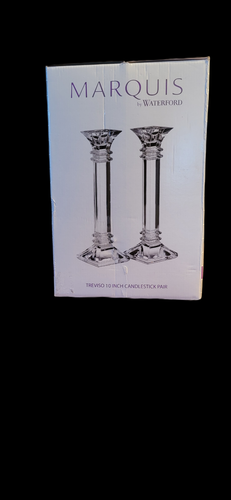 Marquis By Waterford Treviso Kerzenständer – 20,3 Cm Hoch, Kristallklar, In Geschenkverpackung