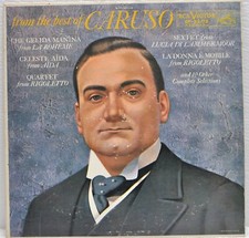 FROM THE BEST OF CARUSO 1960 Vinyl Record RCA Victor SP-33-75