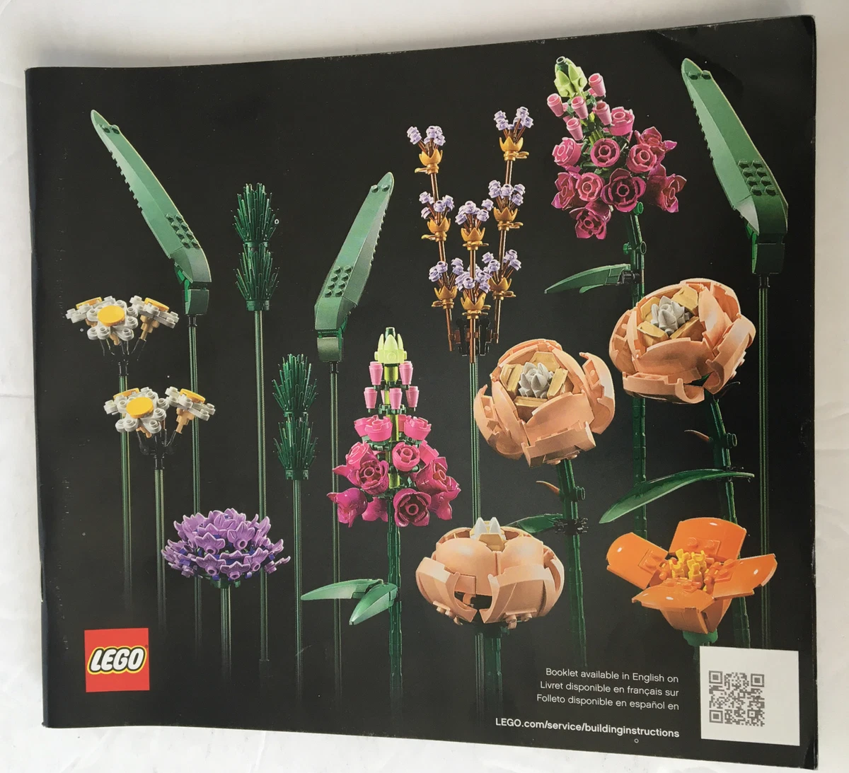 NEW Instructions Manual ONLY Original BOOK LEGO Botanicals 10280 Flower  Bouquet