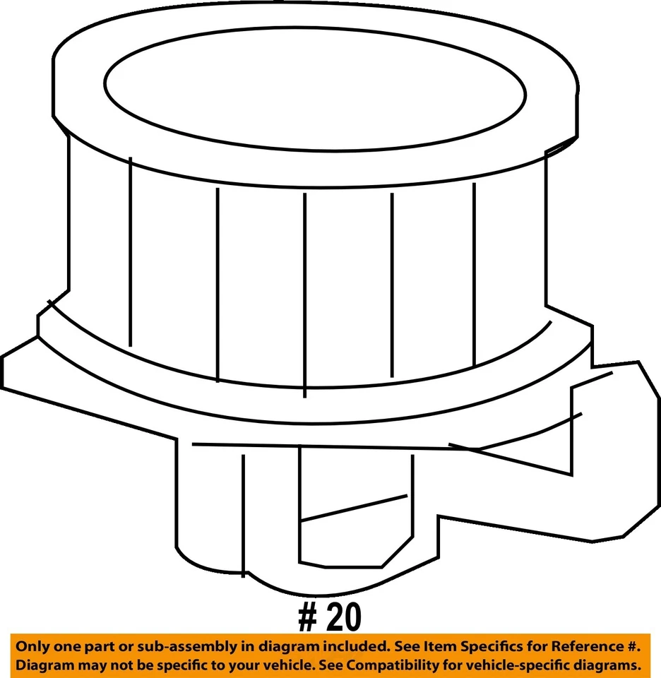 Motor soplador de climatización usado se adapta a: GMC Canyon 2010 grado A Foto 4 de 4
