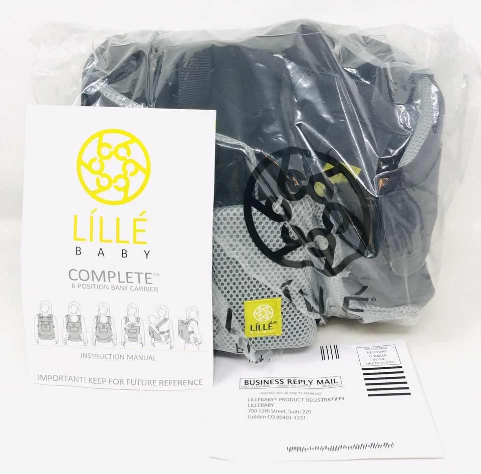 Lille Baby Completo 6 en 1 Flujo de Aire Transpirable Malla 3D Bebé Carbón y Plata Foto 4 de 4