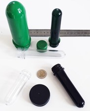 Geocaching Petlinge Preformado preform Tubo Plastikröhrchen Tapón de Rosca Cache