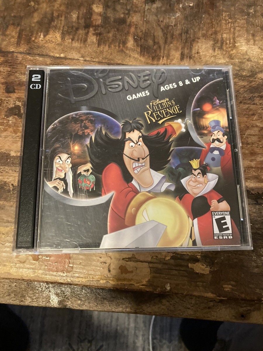 Disney's Villains Revenge PC Game 2 Disc (CD-ROM 1999) Win/MAC
