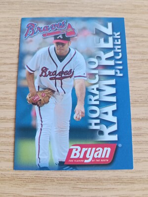 MLB Atlanta Braves Baseball Horacio Ramirez Pitcher Sammelkarte Trading Card