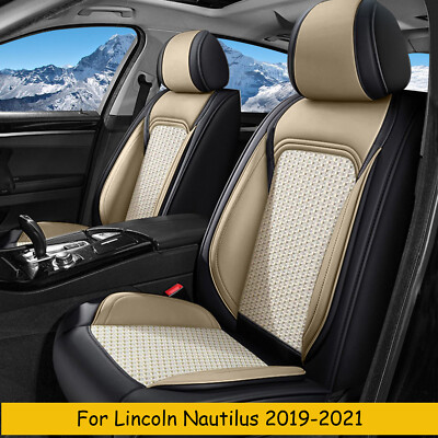 For Lincoln Nautilus 2019-2021 Car 5-Seat Covers Full Set Pu Leather Protector