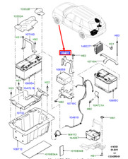 Support de maintien de batterie LR RANGE ROVER IV L405 LR044917 NEUF ORIGINAL
