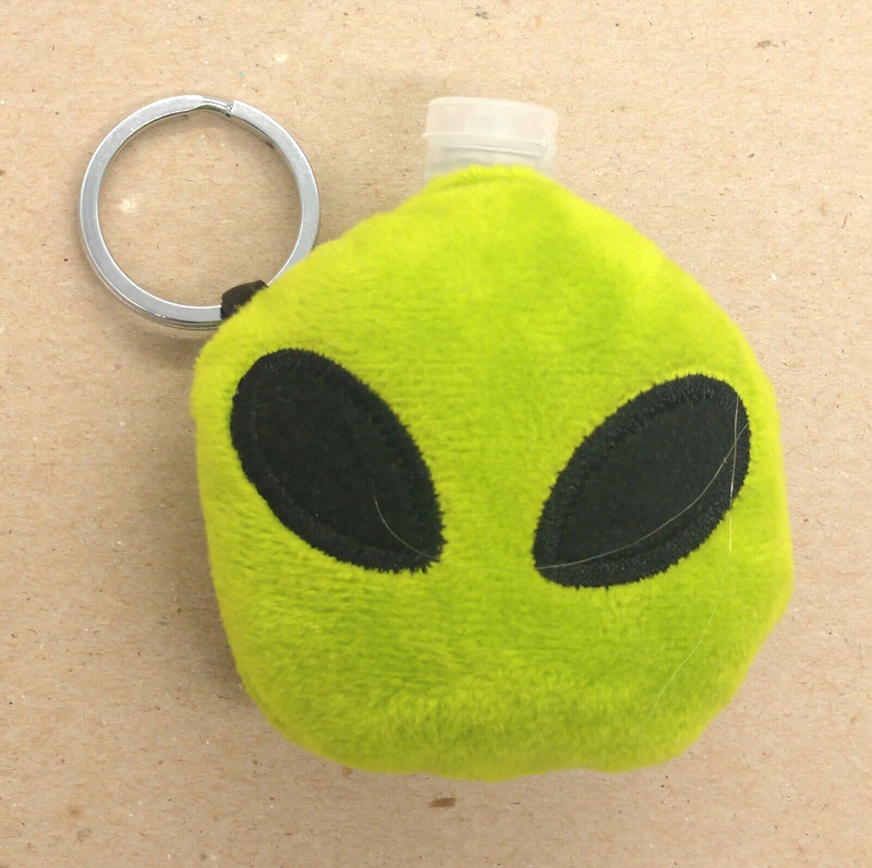 Vintage Alien UFO E.T. Extraterestrial Water Bottle Keyring Keychain