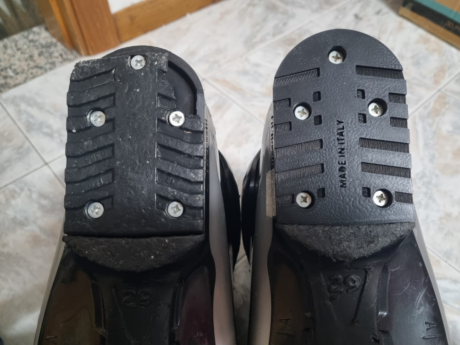 2x TACCO PER SCARPONE SCI 12mm size 22 to 33.5 SKI BOOTS SOLES HEELS SALOMON