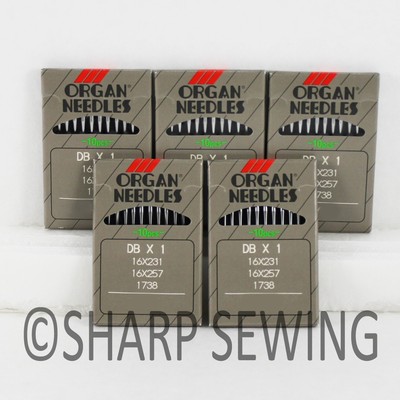 BROTHER 500 & 600 SERIES SERGER NEEDLES 16X257 #14 (50 EA) ORGAN