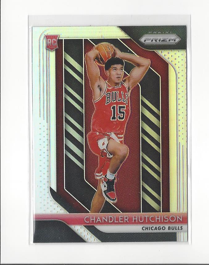 2018-19 Panini Prizm Prizms Silver #70 Chandler Hutchison RC Rookie Bulls