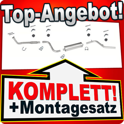 Auspuff für MERCEDES T1 208 210 308 310 407 408 D Auspuffanlage