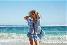 POUPETTE ST BARTH FLEUR PONCHO DRESS LOVE SHACK FANCY MISA MAJORELLE BRONX BANCO