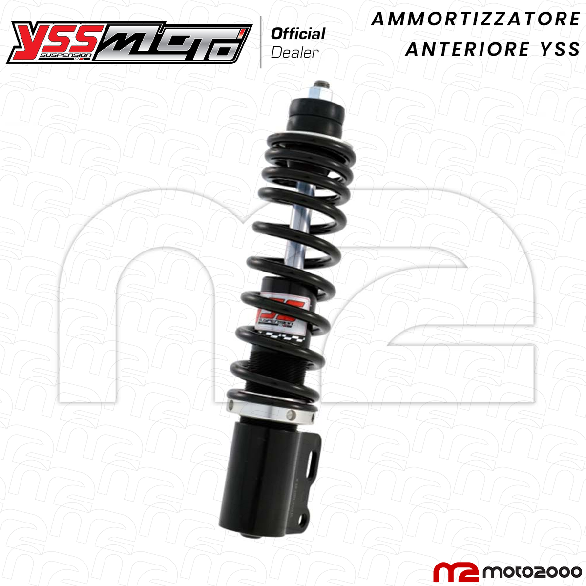 Ammortizzatore Mono YSS PRO-X 285 Mm – Con ABE, Per Gilera Runner 180 E Altri Scooter