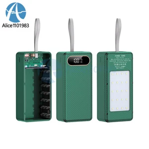 Mobile Power Bank DIY Kits 22.5W Fast Charge Fit 18650 battery Torch function