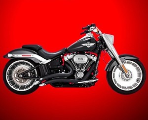 2018 fatboy vance and hines exhaust