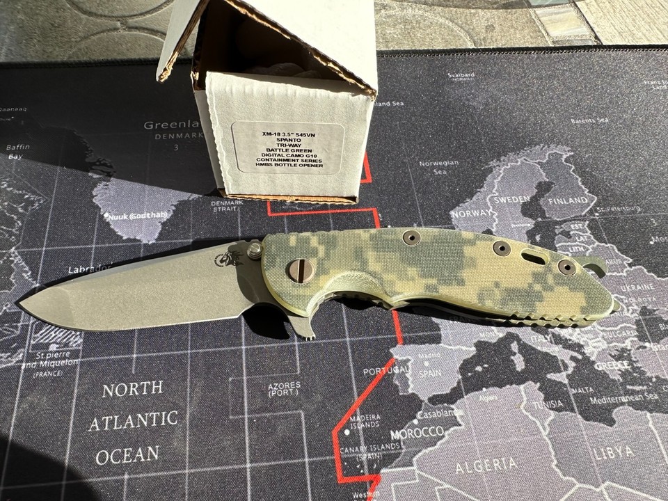 BNIB RICK HINDERER knife XM 18 3.5 CONTAINMENT SERIES BOTTLE OPENER eBay