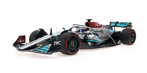 1:18 Minichamps 110222163 George Russell Mercedes AMG W13E 1st Win Brazil 2022