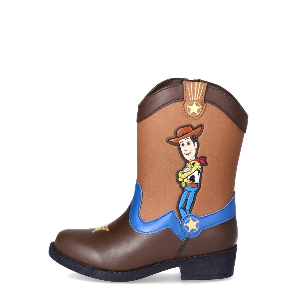 Botas de Vaquero Toy Story Niños Talla 8 9 10 11 o 12 Imitación Cuero Leñoso Foto 3 de 4