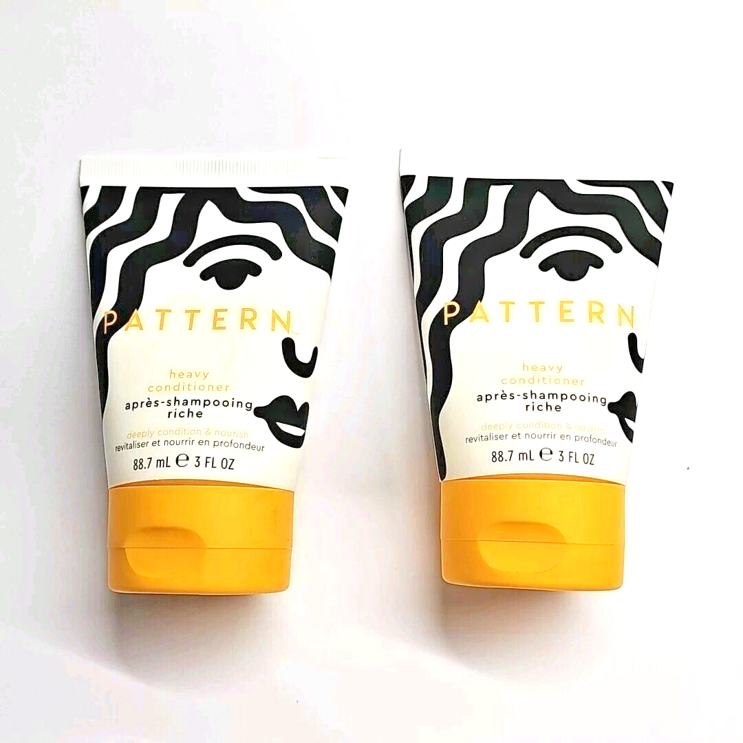 PATTERN Heavy Conditioner For curlies- Travel Size 3 fl oz each X2. (Sealed)