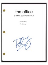 Paul Feig Signed Autographed THE OFFICE Email Surveillance Episode Script COA