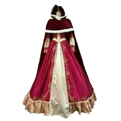 Satin Princess Dress Unisex Costumes