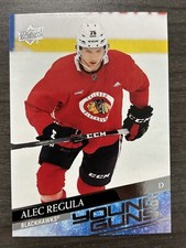 Alec Regula 2020-2021 Young Guns Upper Deck Rookie Card # 478, Blackhawks