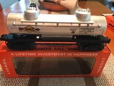 (LOT OF  3) VINTAGE LIONEL #2465 SUNOCO 2-DOME TANK CAR,